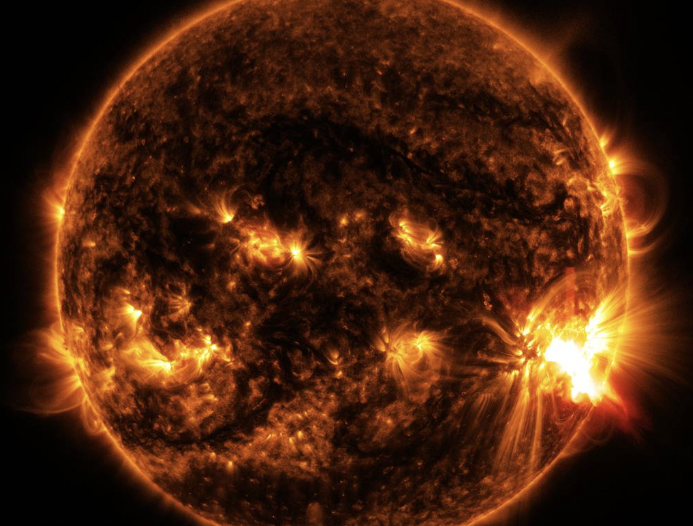 Another solar flare has been detected.  Is the Earth safe?