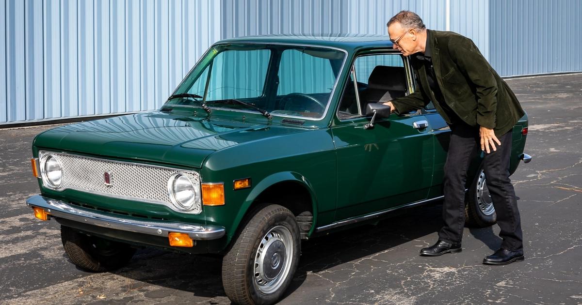 Tom Hanks sold his green Fiat 128. The car starred in an important movie