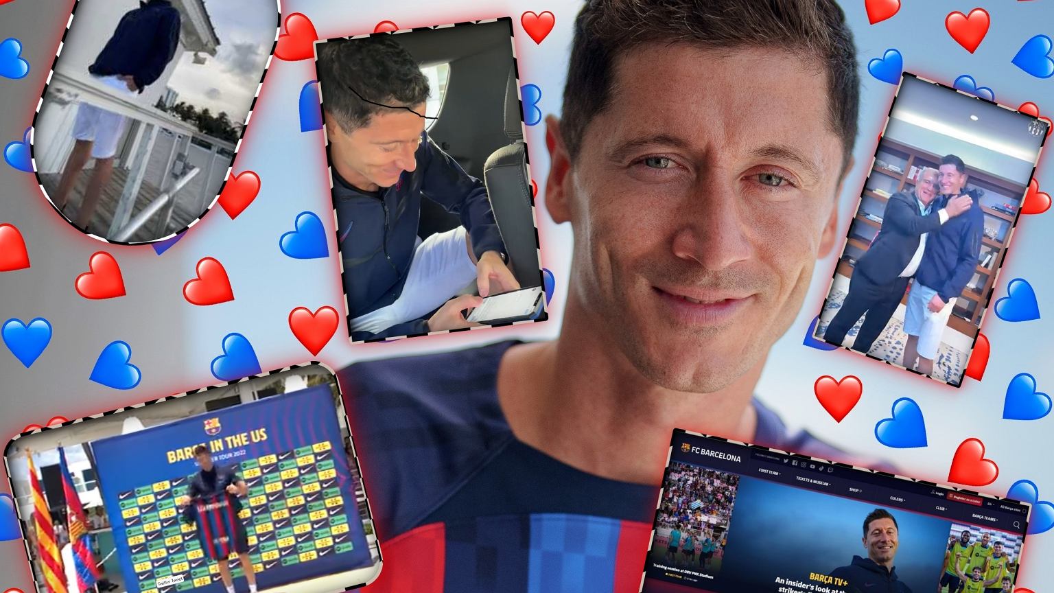 "What Barcelona is doing is pathetic."  Lewandowski was greeted as at a Football Village wedding
