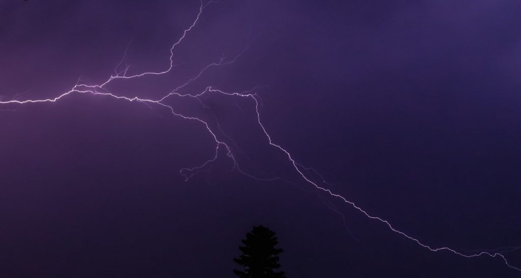 An extremely powerful lightning bolt went into space.  Scientists investigate an unusual case