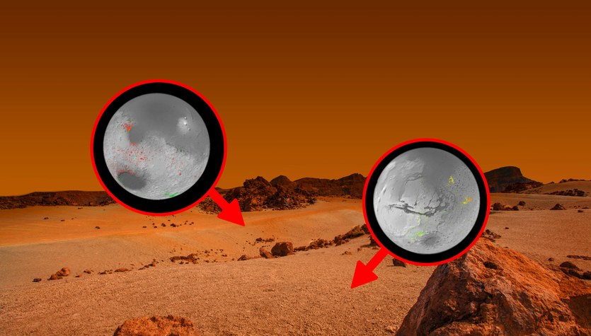 Water minerals have been found on Mars.  The orbits contributed to the progress...