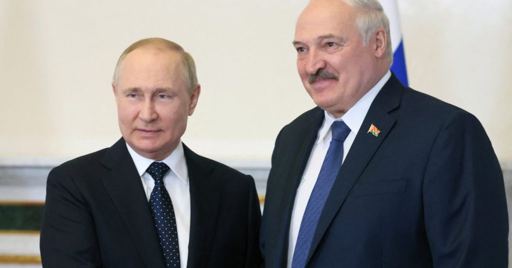 Lukashenka is building a port, although Belarus does not have access to the sea.  Putin will help