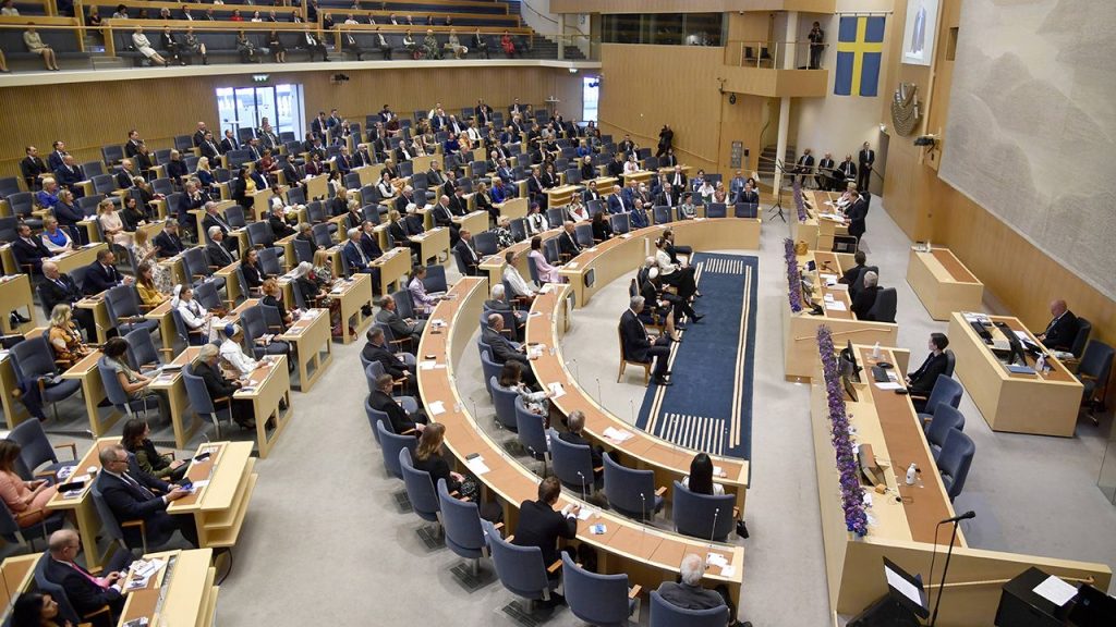 Wiadomość trafiła do kilkudziesięciu pracowników parlamentu (fot. arch.PAP/EPA/P.Lundahl, zdjęcie ilustracyjne)
