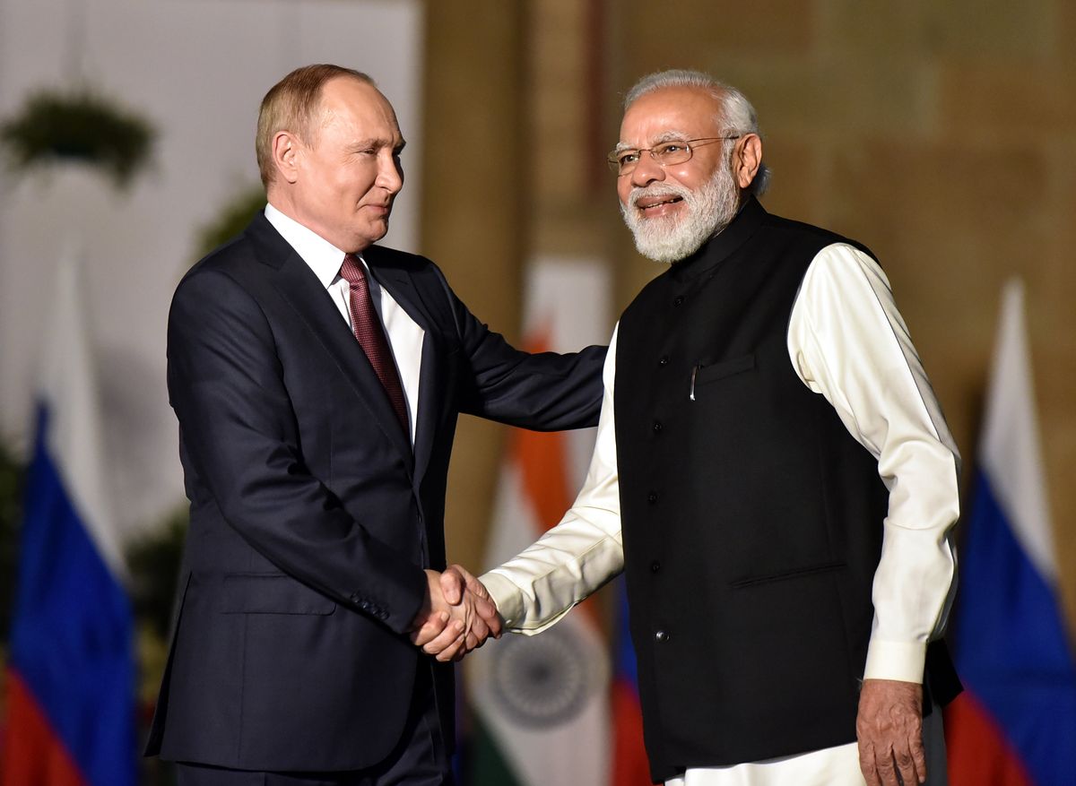 India has become one of the largest recipients of fuel from Russia.  Now the card is flipped.  They are pushing a record for LNG