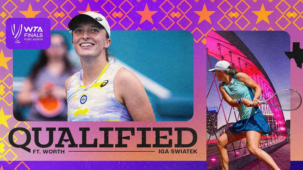 Iga Świątek will play in the WTA Finals for the second time