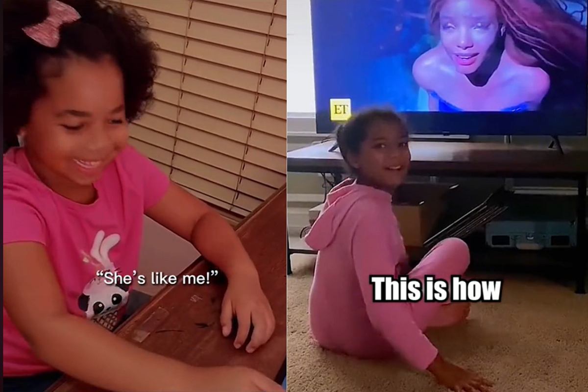 Kids' reactions to the "Little Mermaid" trailer are really sweet.  "Mom! She looks just like me!"