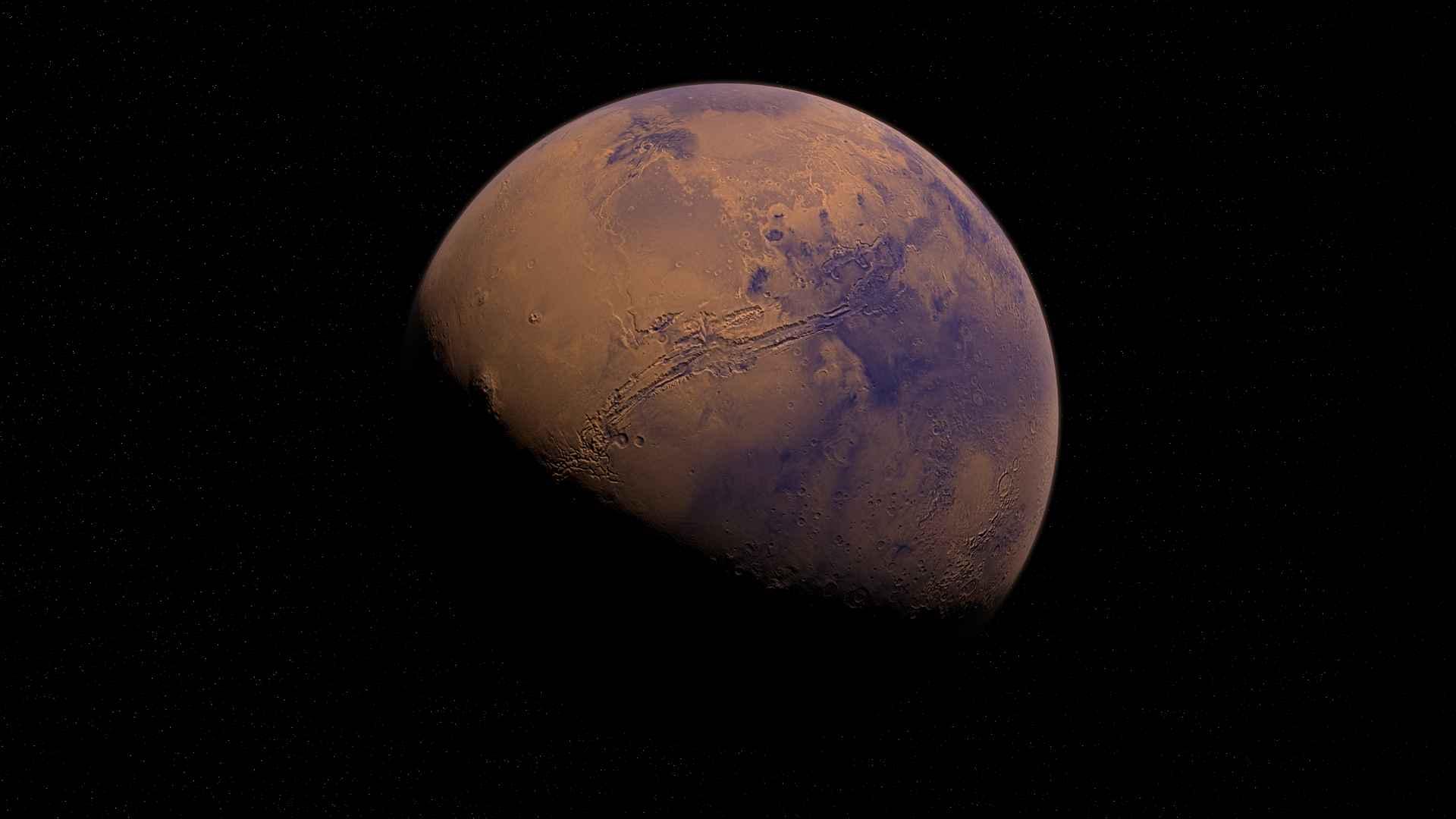 Mars panorama with a resolution of 2.5 billion pixels.  The Red Planet presents itself in an unforgettable way