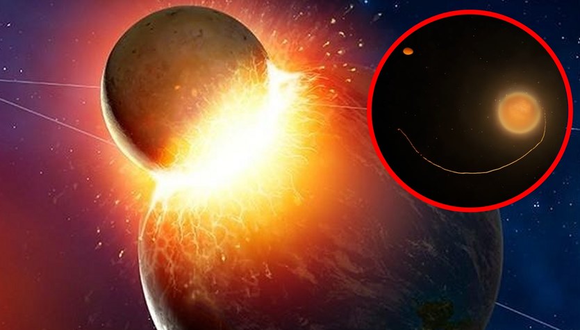 The moon formed in one day.  Briton: 'This is something he's never heard of before'