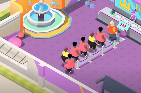 Fitness Club Tycoon |  Suspicious game?