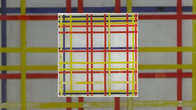 Germany: A painting by painter Piet Mondrian has been hanging upside down for 77 years
