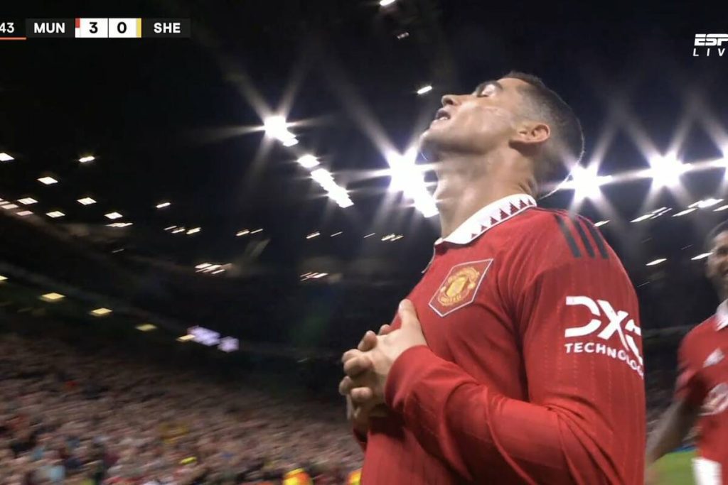 Cristiano Ronaldo broke!  The Portuguese finally hit and fed Manchester United to the promotion [WIDEO]