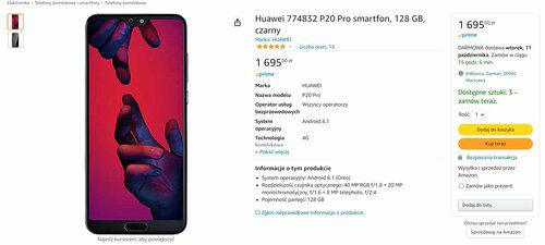 Huawei P20 Pro 2022 price