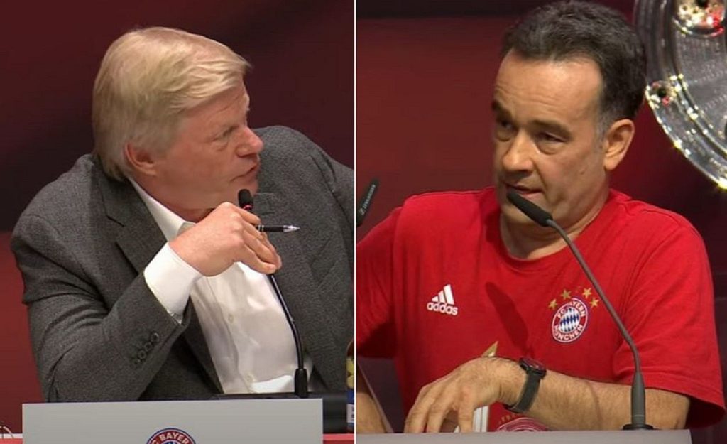 The Bayern Munich member began challenging Lewandowski.  Surprising whistles and great football it was