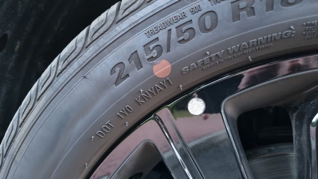 The colored dots on the tires have become very important.  Do you have them too?