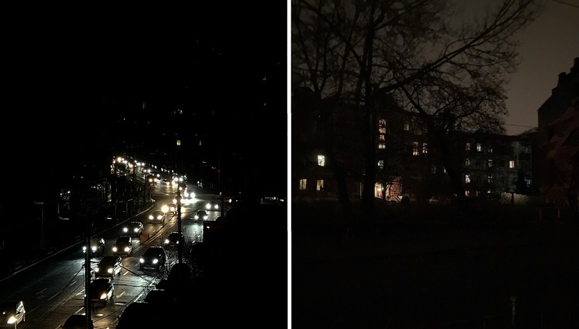 The war in Ukraine.  Blackout in Kyiv.  Half of the city is without electricity