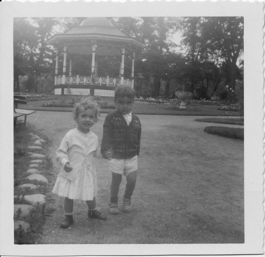Linda and Robert, children, in Halifax