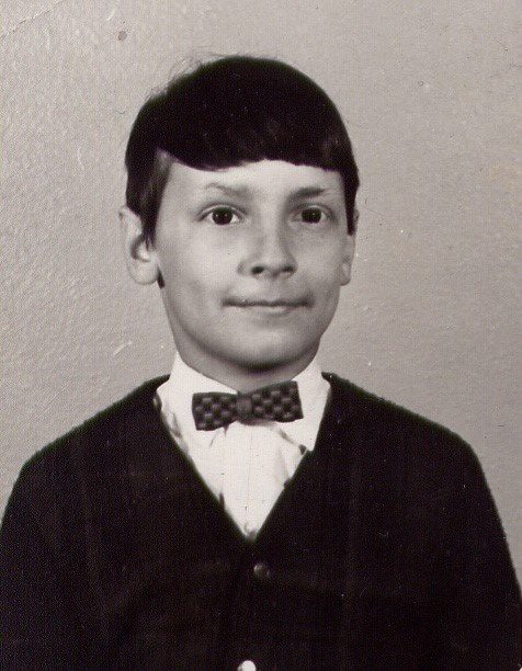 Robert in 1966, he was 8 years old