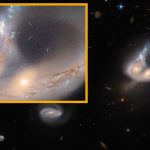 How did he seize it?  Incredible colliding galaxies seen through Hubble’s eye