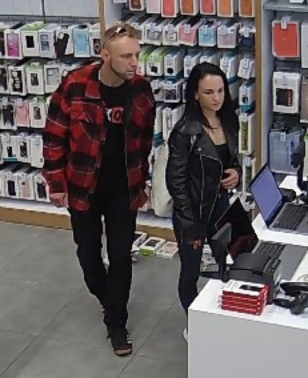 This couple robbed the store.  Do you recognize them