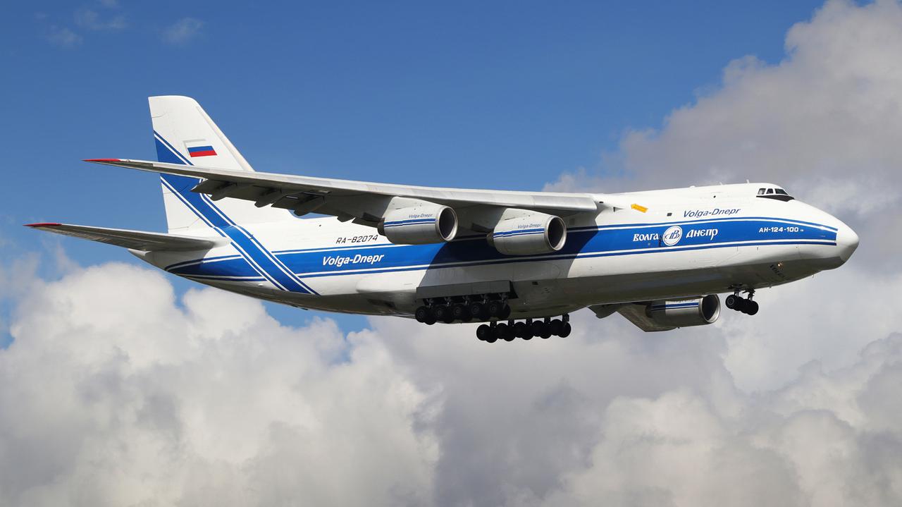 Flights of Russian tankers An-124 Ruslan from China to Russia.  They can transport military cargo