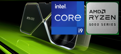 NVIDIA GeForce RTX 4090 - Performance test on AMD Ryzen 7 5800X3D processors vs Intel Core i9-13900K in graphics venues