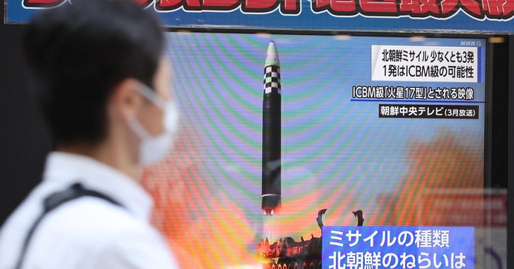 North Korea fired the missile again