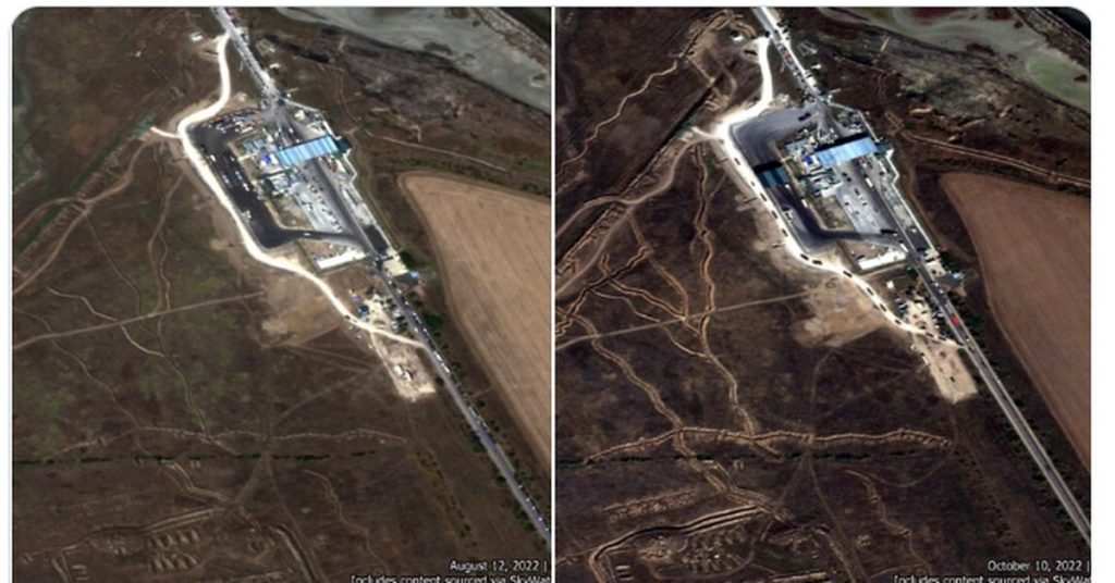 The Russians began building trenches.  The latest satellite images leave no illusions