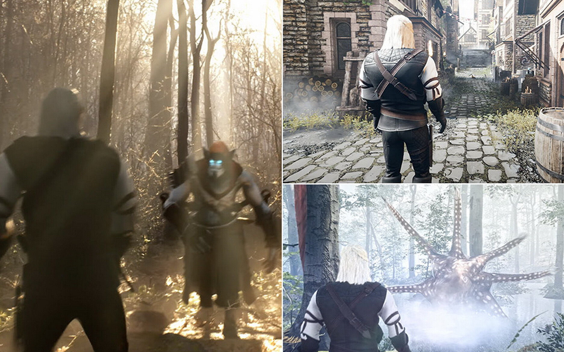 The Witcher remake is in the view of fans.  Nice concept trailer and praises for choosing Unreal Engine 5