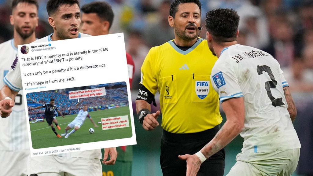 The referees made a huge mistake in the Portugal-Uruguay match.  Don't know the rules?  M