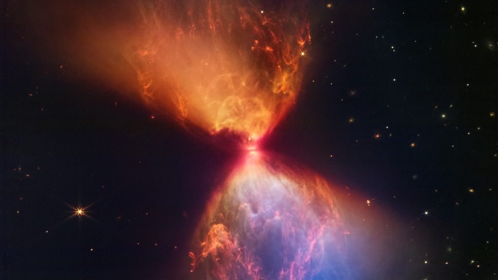 Unique image from the Webb telescope.  This is the birth of a protostar