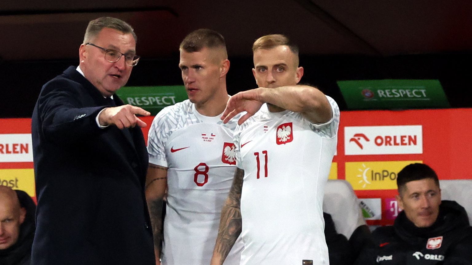 Grosicki Michniewicz's agent hit.  "He always thinks he's right" Polish national team
