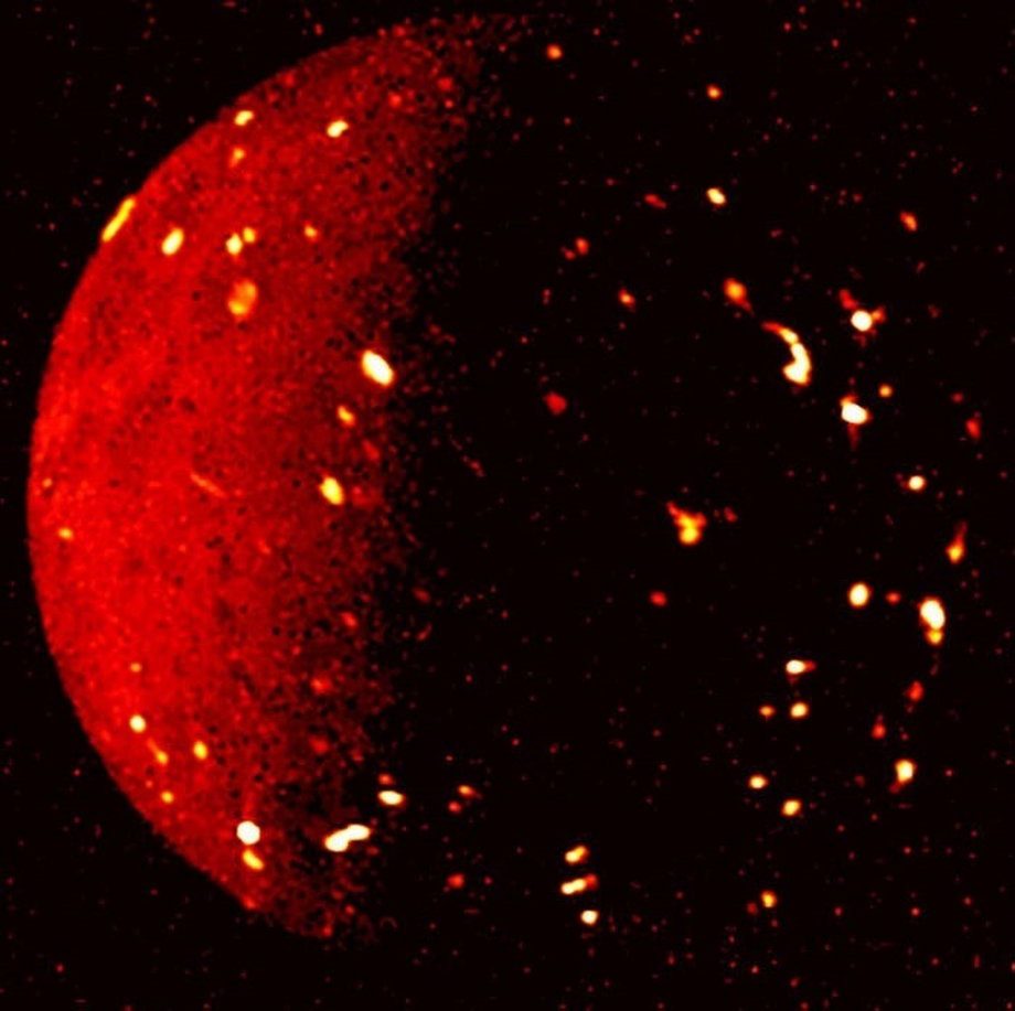 Infrared image of Io.