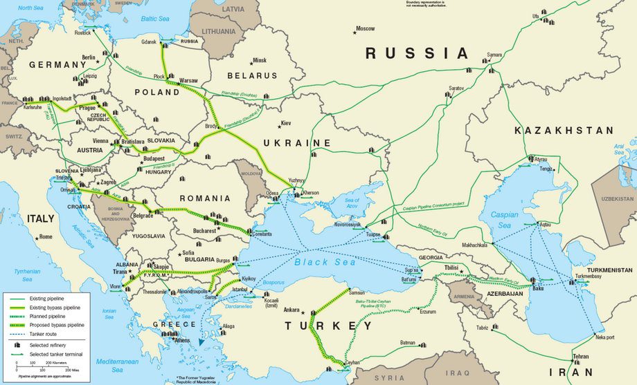 After the implementation of the declarations of Poland and Germany, the Druzhba oil pipeline will only transport raw materials through the southern branch.